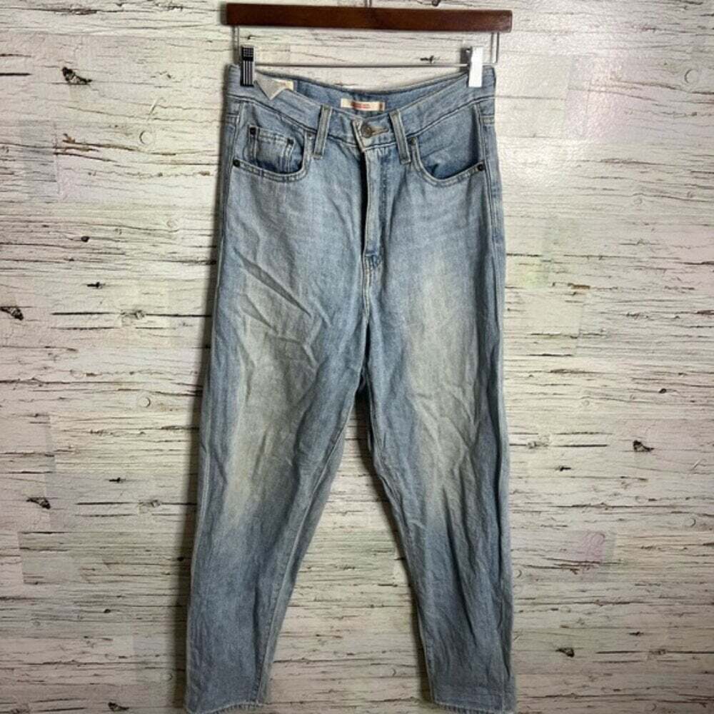 Levi’s Premium Women’s High Rise Loose Taper Blue Jeans/Sz:25